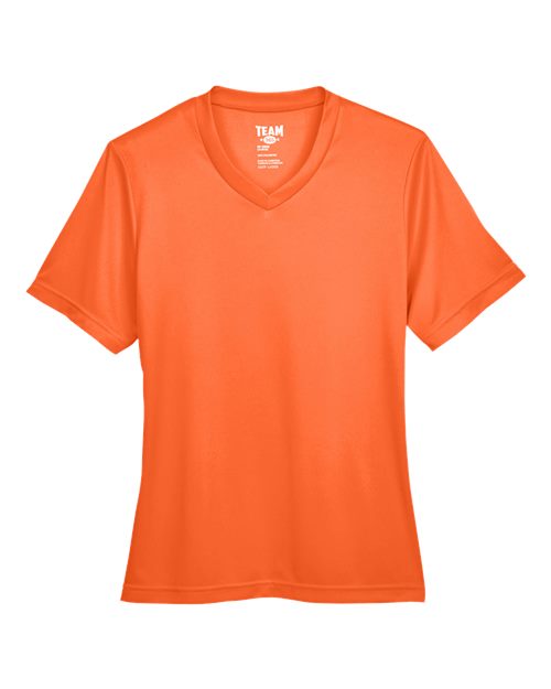 Team 365 TT11W, Women's Zone Performance T-shirt, Sport Orange