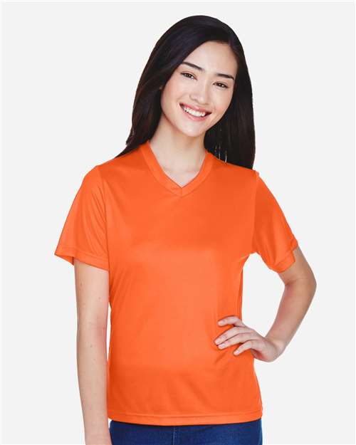 Team 365 TT11W, Women's Zone Performance T-shirt, Sport Orange