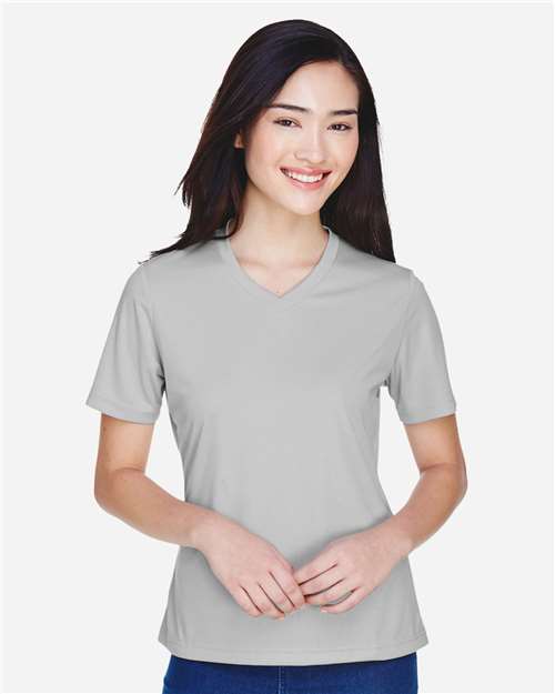 Team 365 TT11W, Women's Zone Performance T-shirt, Sport Silver