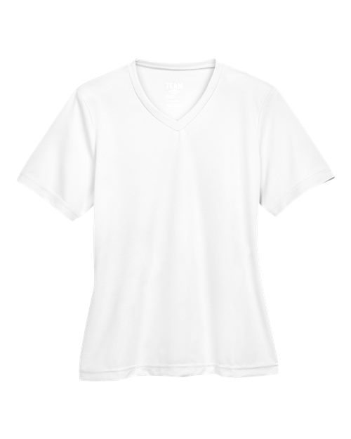 Team 365 TT11W, Women's Zone Performance T-shirt, White