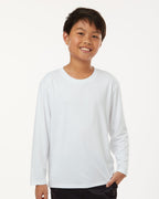 AllPro 48400Y, 12548 Youth Pro-lock Performance Long Sleeve T-shirt, Black