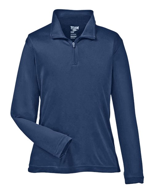 Team 365 TT31Y, Youth Zone Performance Quarter-zip Pullover, Sport Dark Navy