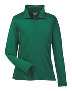 Team 365 TT31Y, Youth Zone Performance Quarter-zip Pullover, Sport Forest