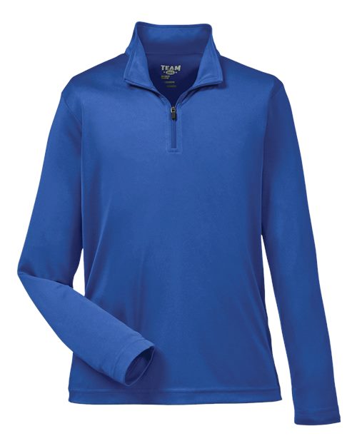 Team 365 TT31Y, Youth Zone Performance Quarter-zip Pullover, Sport Royal