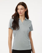 AllPro 4HM00L, 12562 Women's Pro-lock Performance Mélange Polo, Black Melange