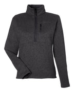 Marmot M16248, Women's Drop Line Half-zip Jacket, Black Heather