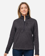 Marmot M16248, Women's Drop Line Half-zip Jacket, Black Heather