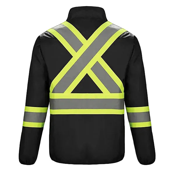 CX2 Hi-Vis L01260, - Safeguard - Reversible Hi-vis Insulated Jacket, Black