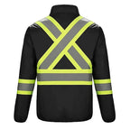 CX2 Hi-Vis L01260, - Safeguard - Reversible Hi-vis Insulated Jacket, Black