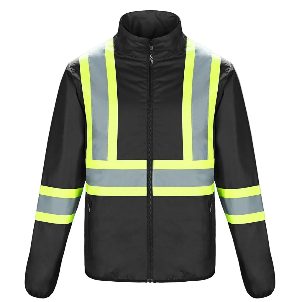 CX2 Hi-Vis L01260, - Safeguard - Reversible Hi-vis Insulated Jacket, Black