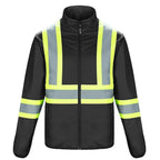 CX2 Hi-Vis L01260, - Safeguard - Reversible Hi-vis Insulated Jacket, Black