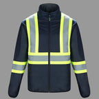 CX2 Hi-Vis L01260, - Safeguard - Reversible Hi-vis Insulated Jacket, Navy