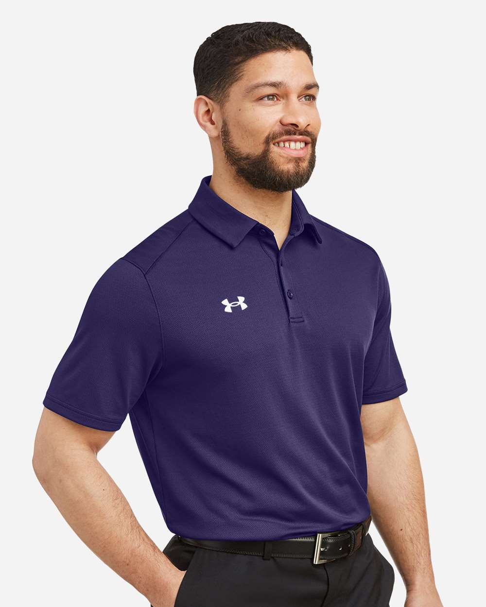 Under Armour 1370399, Polos, Purple/ White
