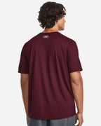 Under Armour 1376842, T-Shirts - Premium, Maroon/ White