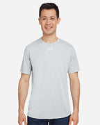 Under Armour 1376842, T-Shirts - Premium, Mod Grey Light Heather/ White