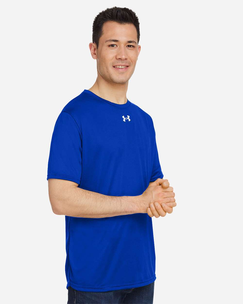 Under Armour 1376842, T-Shirts - Premium, Royal/ White