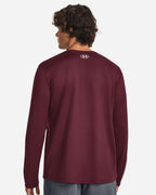 Under Armour 1376843, T-Shirts - Long Sleeve, Maroon/ White