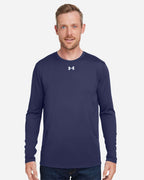 Under Armour 1376843, T-Shirts - Long Sleeve, Midnight Navy/ White
