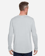 Under Armour 1376843, T-Shirts - Long Sleeve, Mod Grey Light Heather/ White