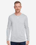 Under Armour 1376843, T-Shirts - Long Sleeve, Mod Grey Light Heather/ White