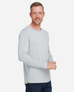 Under Armour 1376843, T-Shirts - Long Sleeve, Mod Grey Light Heather/ White