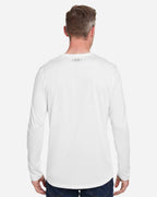 Under Armour 1376843, T-Shirts - Long Sleeve, White/ Mod Grey