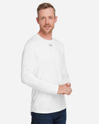 Under Armour 1376843, T-Shirts - Long Sleeve, White/ Mod Grey