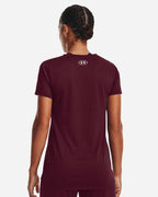 Under Armour 1376847, T-Shirts - Premium, Maroon/ White