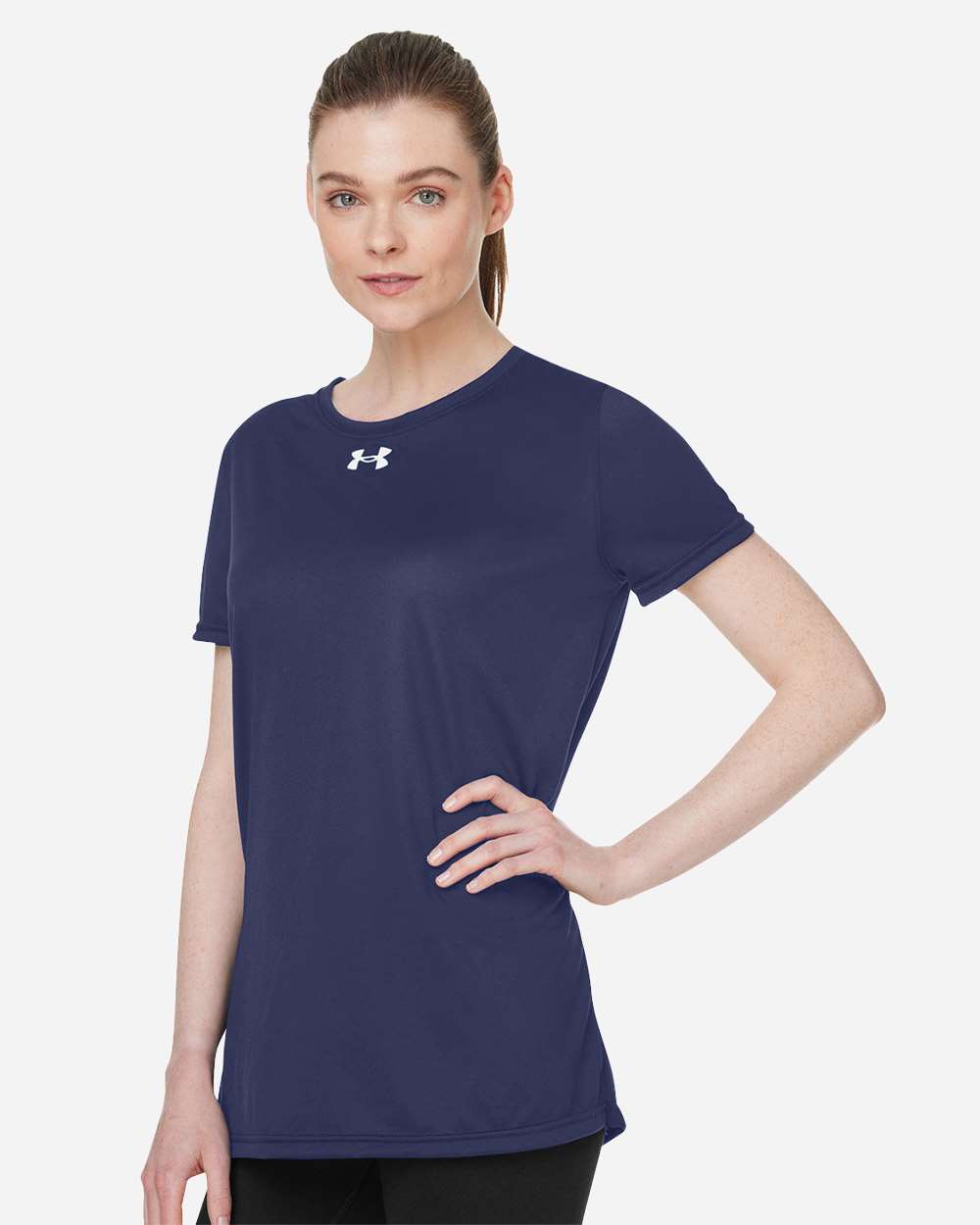 Under Armour 1376847, T-Shirts - Premium, Midnight Navy/ White