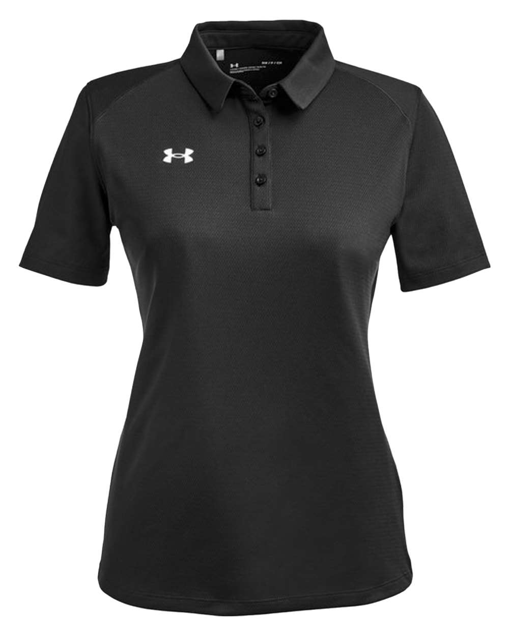 Under Armour 1370431, Polos, Black/ White