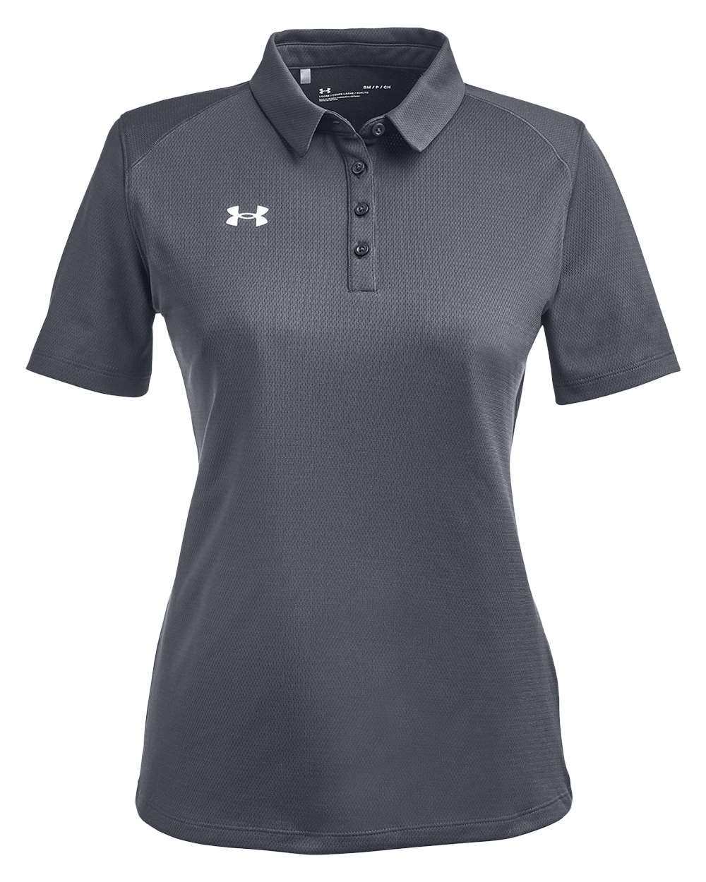 Under Armour 1370431, Polos, CS Grey Light Heather/ White