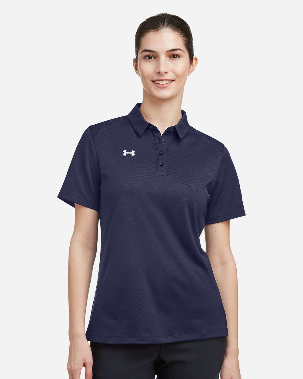 Under Armour 1370431, Polos, Midnight Navy/ White