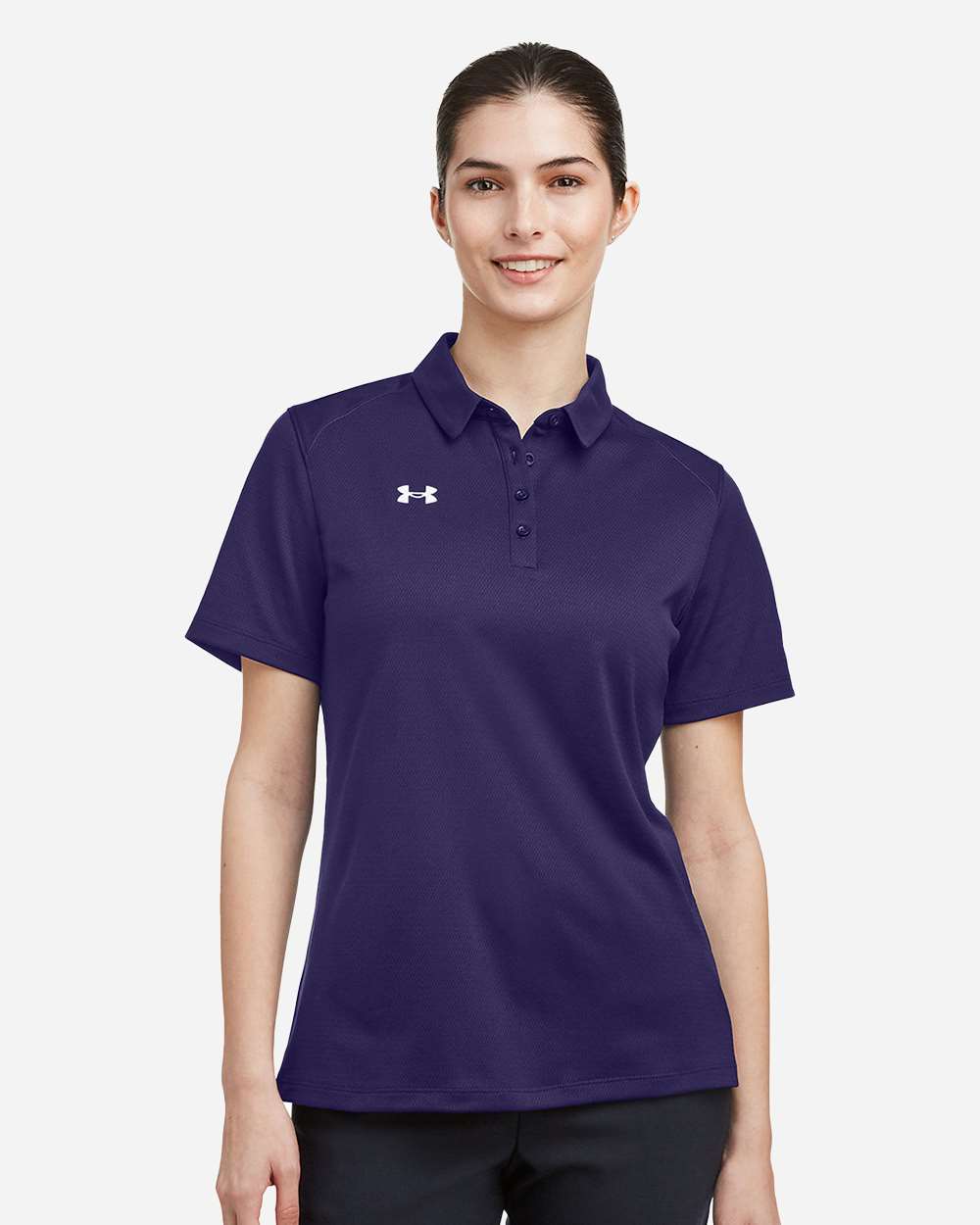 Under Armour 1370431, Polos, Purple/ White