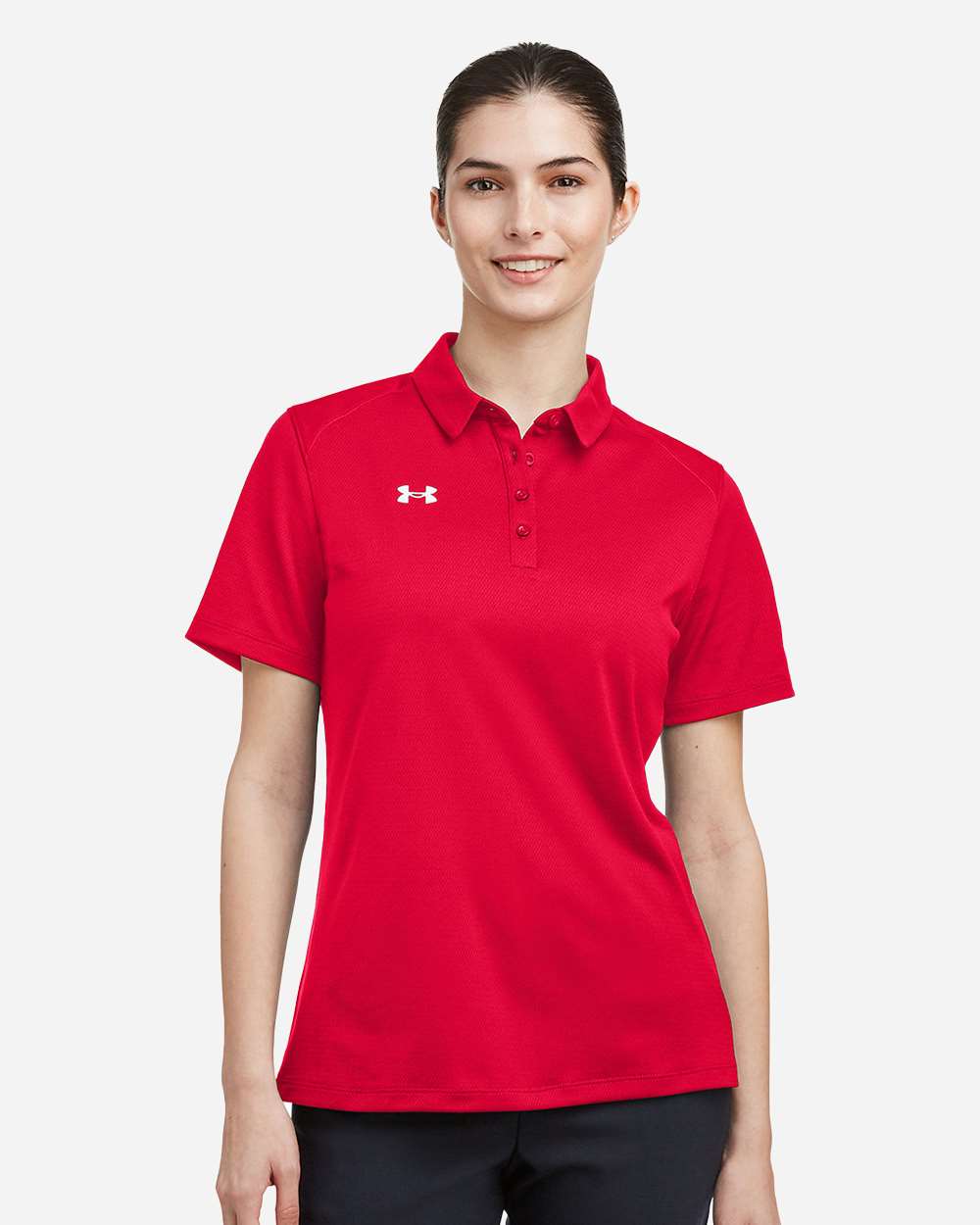 Under Armour 1370431, Polos, Red/ White