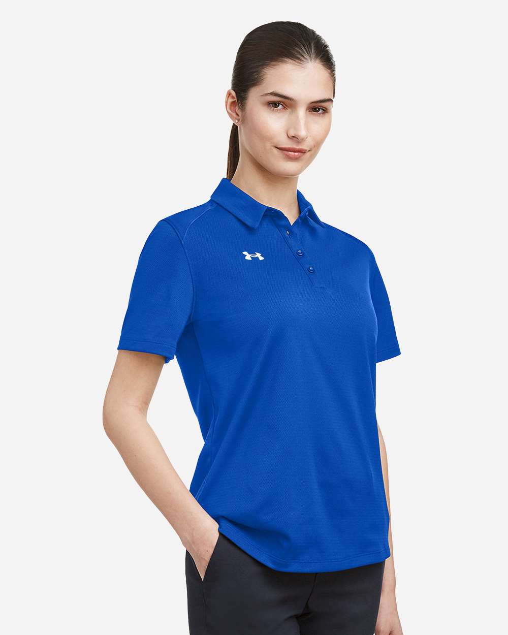 Under Armour 1370431, Polos, Royal/ White