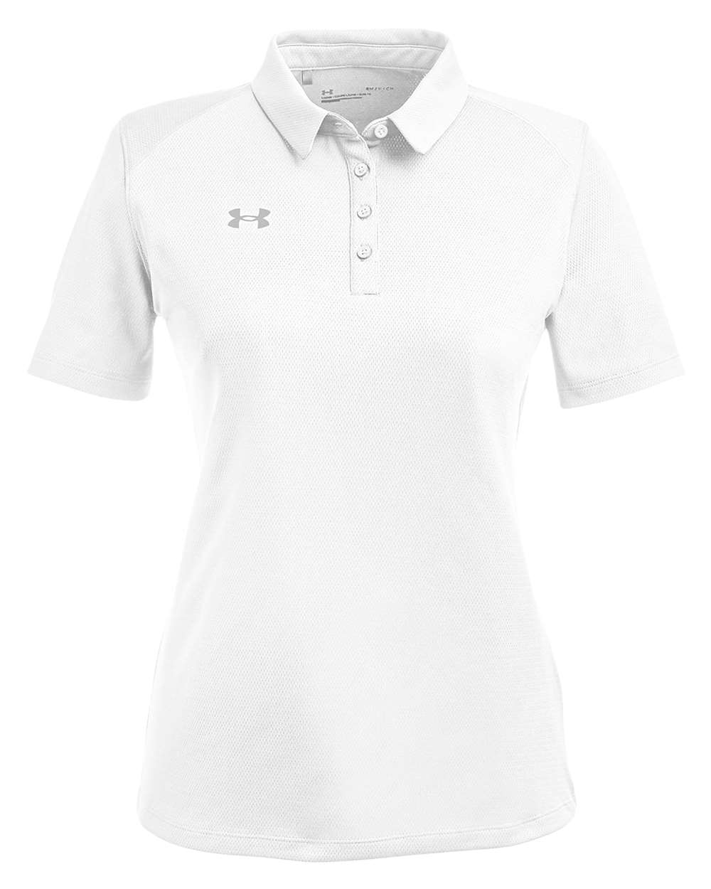 Under Armour 1370431, Polos, White/ Mod Grey