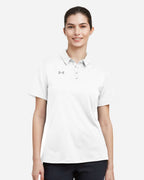 Under Armour 1370431, Polos, White/ Mod Grey