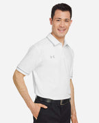 Under Armour 1376904, Polos, White/ Mod Grey