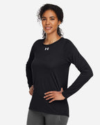 Under Armour 1376852, T-Shirts - Long Sleeve, Black/ White