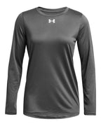 Under Armour 1376852, T-Shirts - Long Sleeve, Castlerock/ White