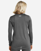 Under Armour 1376852, T-Shirts - Long Sleeve, Castlerock/ White