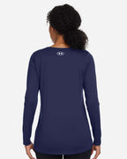 Under Armour 1376852, T-Shirts - Long Sleeve, Midnight Navy/ White
