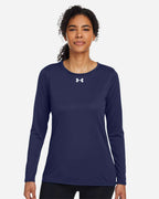 Under Armour 1376852, T-Shirts - Long Sleeve, Midnight Navy/ White