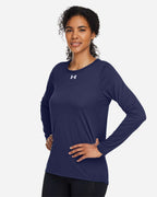 Under Armour 1376852, T-Shirts - Long Sleeve, Midnight Navy/ White