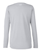 Under Armour 1376852, T-Shirts - Long Sleeve, Mod Grey Light Heather/ White