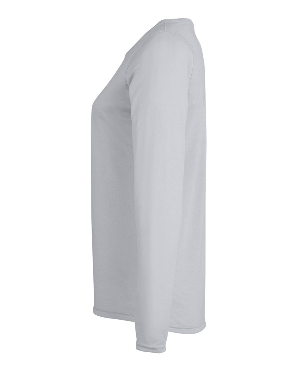 Under Armour 1376852, T-Shirts - Long Sleeve, Mod Grey Light Heather/ White