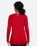Under Armour 1376852, T-Shirts - Long Sleeve, Red/ White