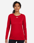 Under Armour 1376852, T-Shirts - Long Sleeve, Red/ White