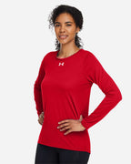 Under Armour 1376852, T-Shirts - Long Sleeve, Red/ White