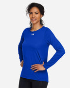 Under Armour 1376852, T-Shirts - Long Sleeve, Royal/ White